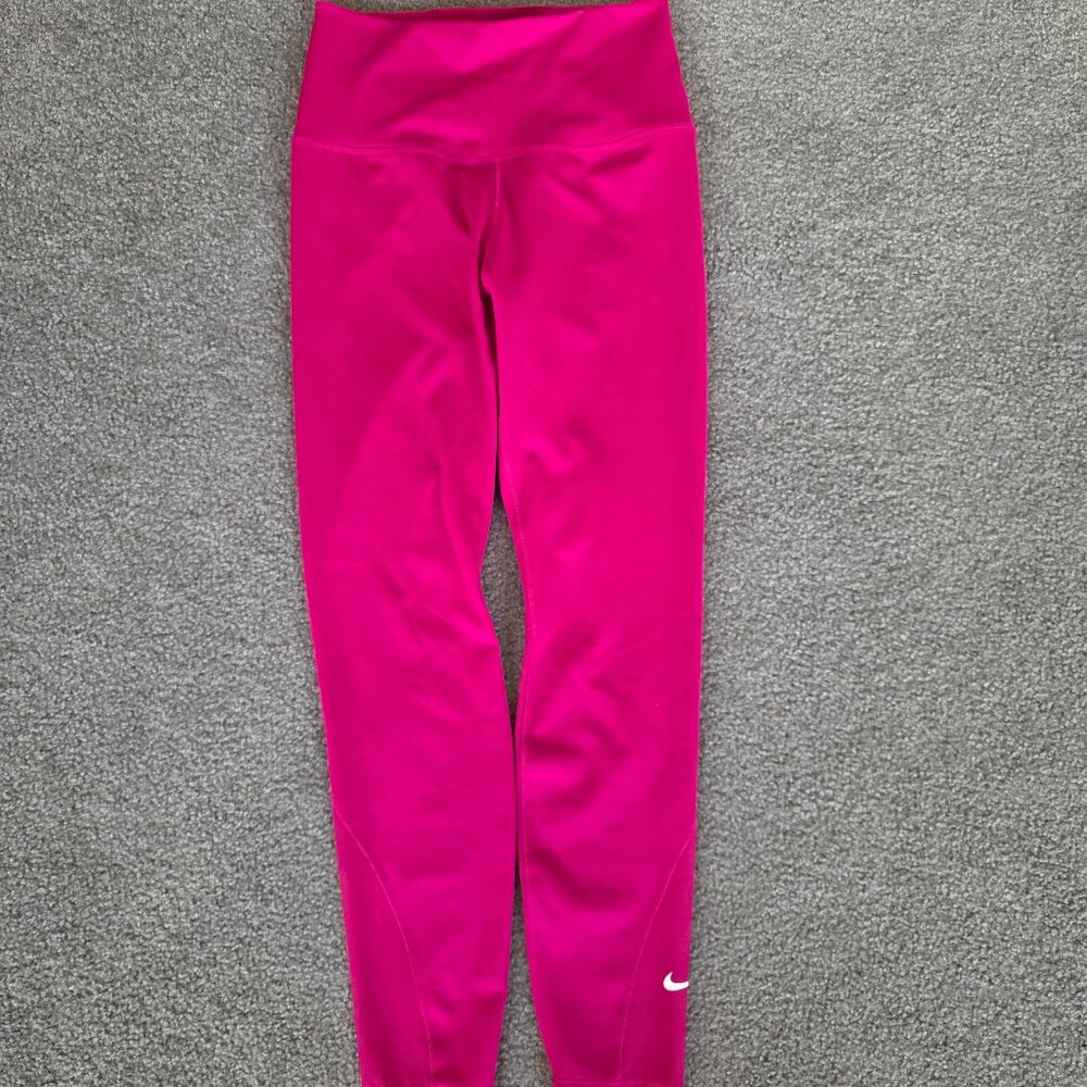 Nike Pro Women's Mid-Rise Mesh-Paneled Leggings